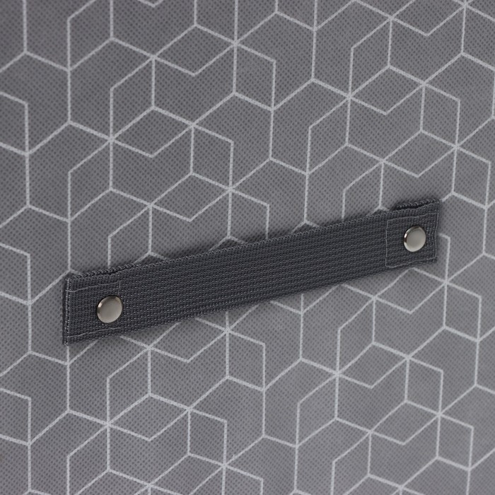 Короб стеллажный для хранения Доляна «Фора», 25×25×25 см, цвет серый Короб стеллажный для хранения Доляна «Фора», 25×25×25 см, цвет серый