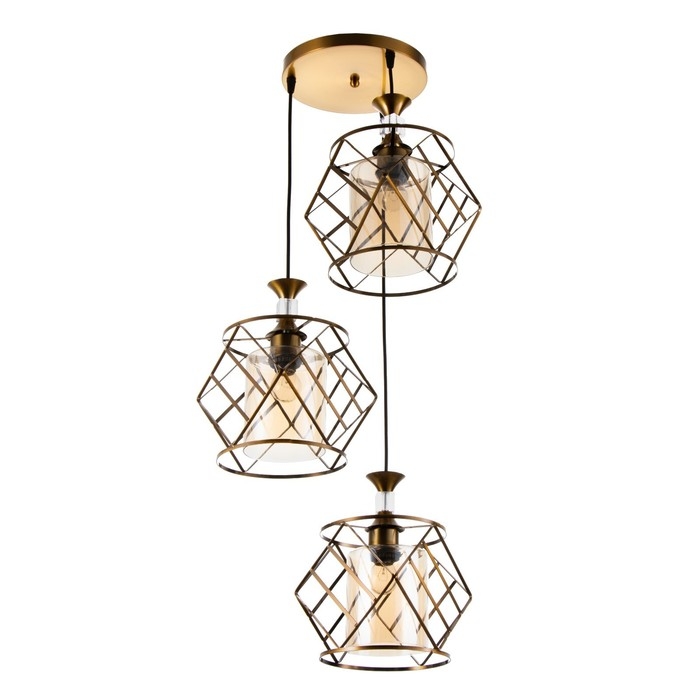 Светильник BayerLux Светильник BayerLux "Куара" 3хE27 40Вт золото 40х40х100 см