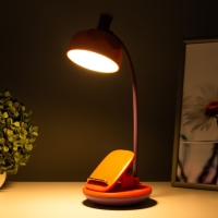 Настольная лампа Эдельс LED 3Вт 3000-6000К USB АКБ оранжевый 12,5х12,5х39,5 см RISALUX