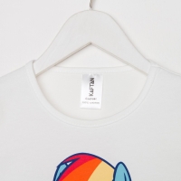 Футболка детская "Rainbow Dash", Мой маленький пони, рост 110-116, белый