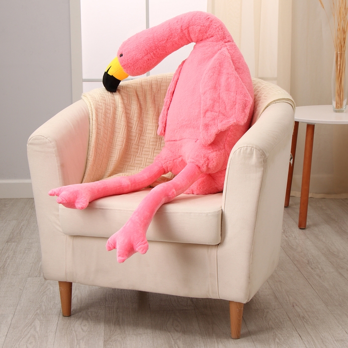 Мягкая игрушка «Фламинго», 160 см, цвет розовый Мягкая игрушка «Фламинго», 160 см, цвет розовый