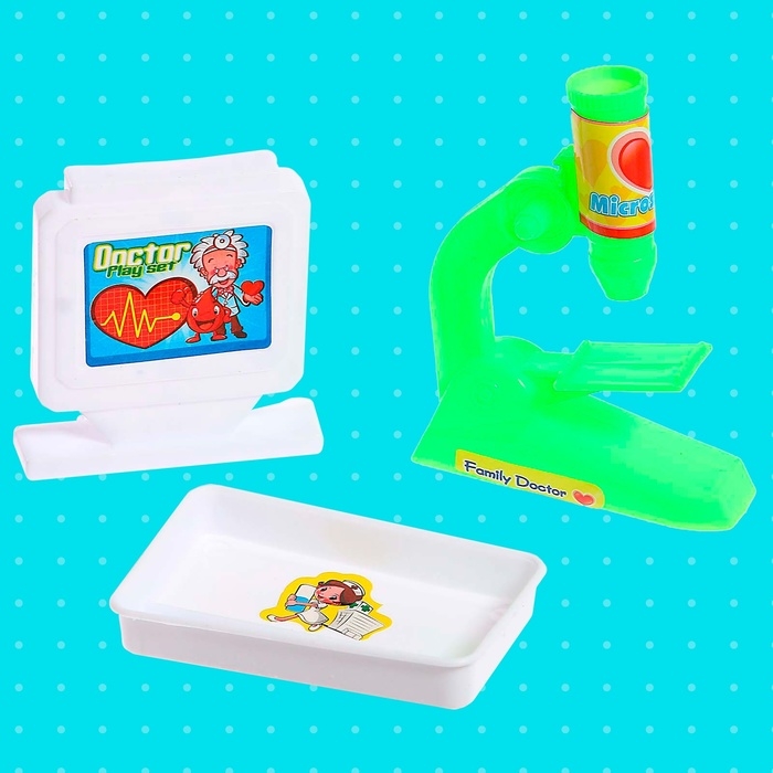 Набор доктора «Больничка», 8 предметов, МИКС Набор доктора «Больничка», 8 предметов, МИКС