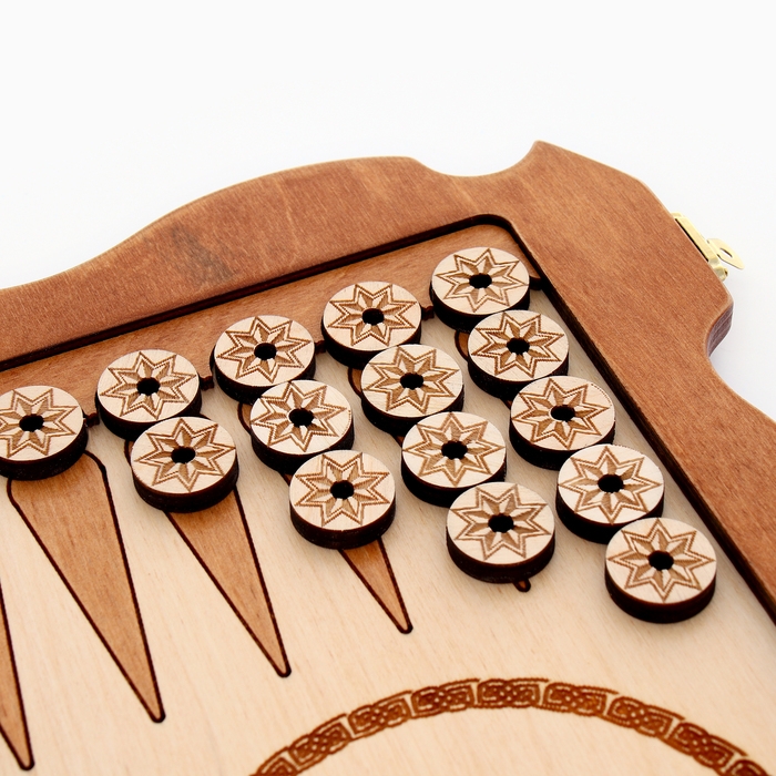 Нарды деревянные большие, резные, настольная игра Нарды деревянные большие, резные, настольная игра "Дракон", 45 х 45 см