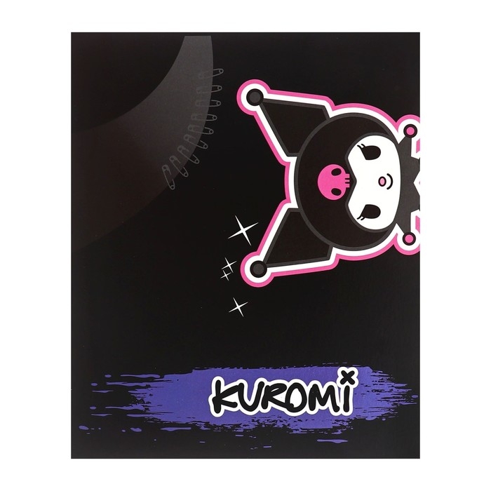 Тетрадь 48 листов в клетку Kuromi, обложка мелованный картон, тиснение фольгой, белизна 92%, блок 60 г/м2, МИКС Тетрадь 48 листов в клетку Kuromi, обложка мелованный картон, тиснение фольгой, белизна 92%, блок 60 г/м2, МИКС