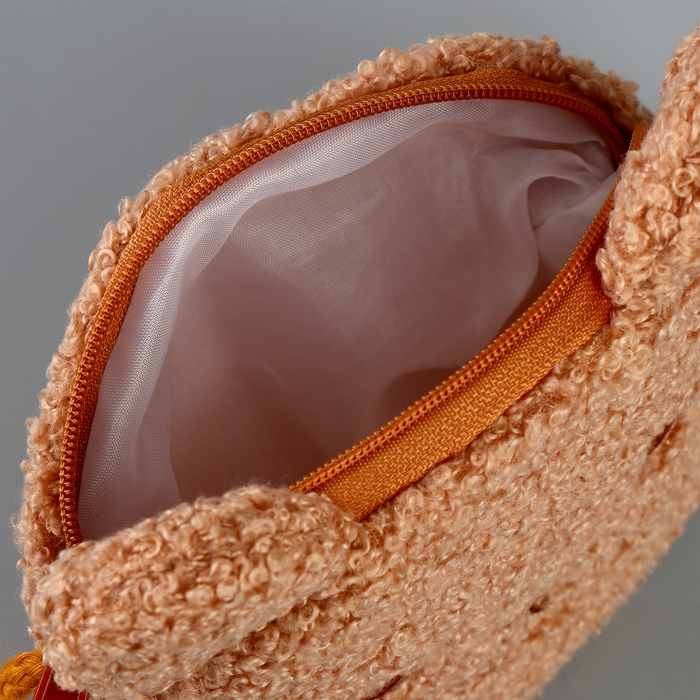 Мягкая сумка «Мишка». цвет коричневый