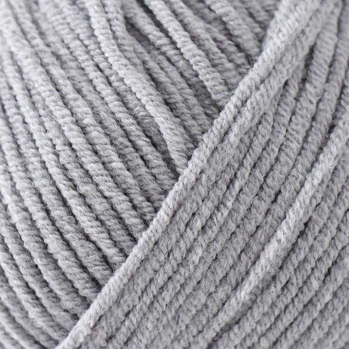 Пряжа Пряжа "Jeans" 55% хлопок, 45% акрил 160м/50гр (46 т.серый)