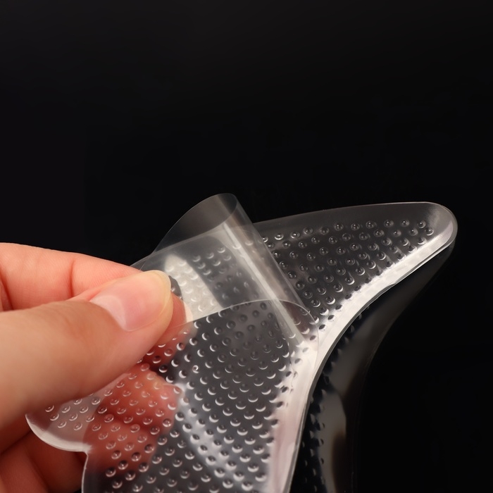 Супинаторы для обуви, на клеевой основе, силиконовые, 10 × 7 см, пара, цвет прозрачный Супинаторы для обуви, на клеевой основе, силиконовые, 10 × 7 см, пара, цвет прозрачный