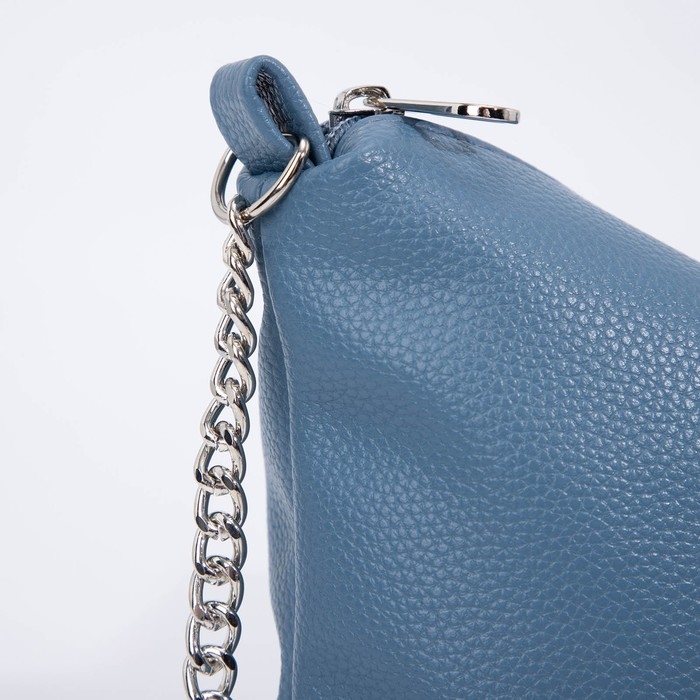 Сумка кросс-боди на молнии, цвет голубой Сумка кросс-боди на молнии, цвет голубой