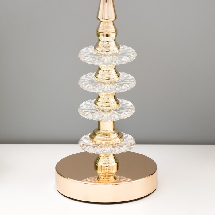 Лампа настольная Лампа настольная "Бирма" 1x60Вт E27 золото 20х20х40см