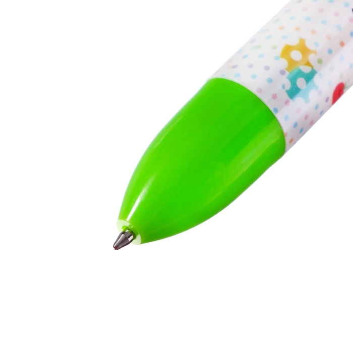 Многоцветная шариковая ручка Calligrata Многоцветная шариковая ручка Calligrata "Дракон" автоматическая, 6-ти цветная, подарочная, зелёная