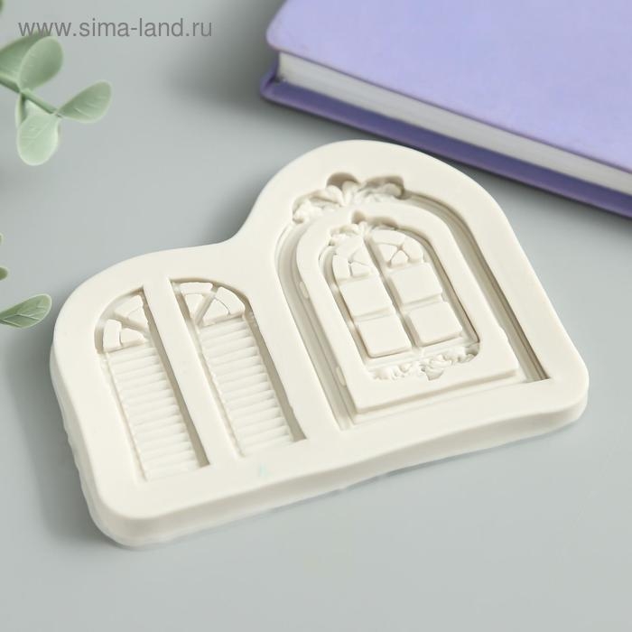 Молд силикон Молд силикон "Окно и ставни" 3 предмета 0,8х8х10 см