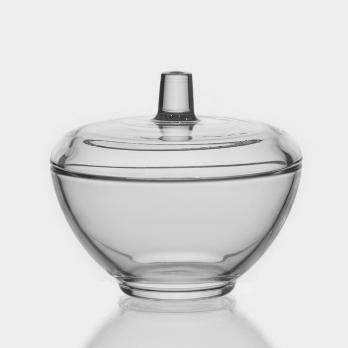 Сахарница стеклянная с крышкой «Симпатия», 400 мл Сахарница стеклянная с крышкой «Симпатия», 400 мл