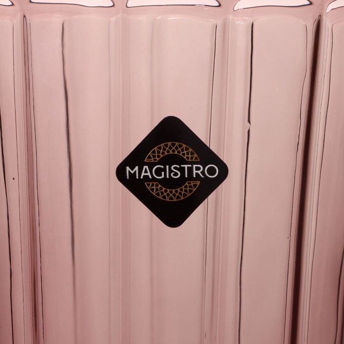 Стакан стеклянный Magistro «Ла-Манш», 350 мл, цвет розовый