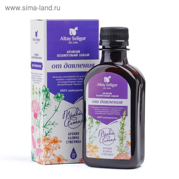 Бальзам Altay Seligor, от давления, 200 мл. Бальзам Altay Seligor, от давления, 200 мл.