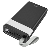 Внешний аккумулятор Hoco J73, 30000 мАч, 2 USB, 2 А, дисплей, чёрный