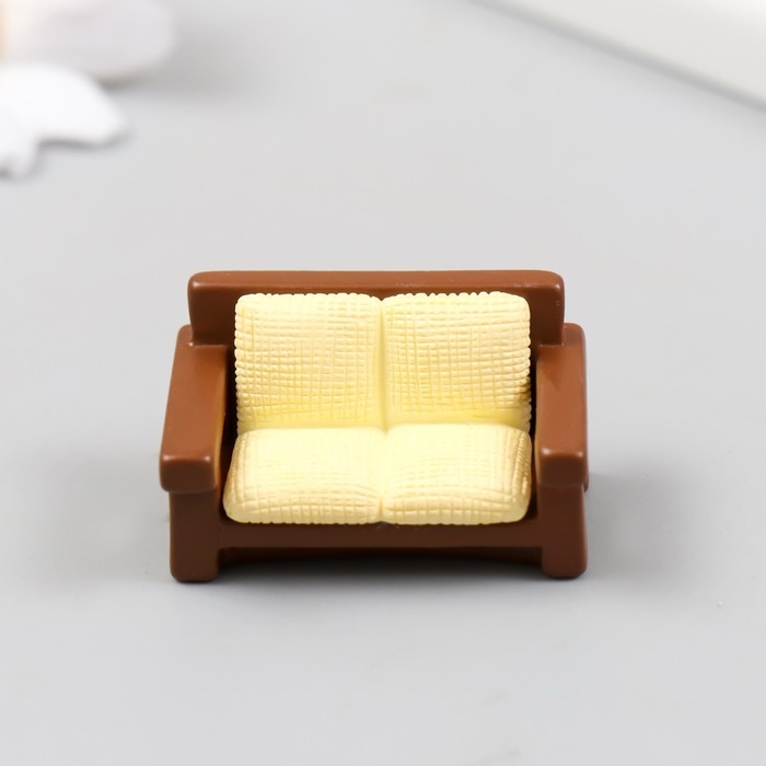 Декор для творчества полистоун Декор для творчества полистоун "Диван" 4х2,5 см