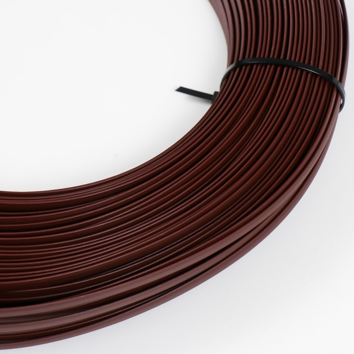 Ротанг искусственный 8 мм 100 м волна (каштан) Ротанг искусственный 8 мм 100 м волна (каштан)