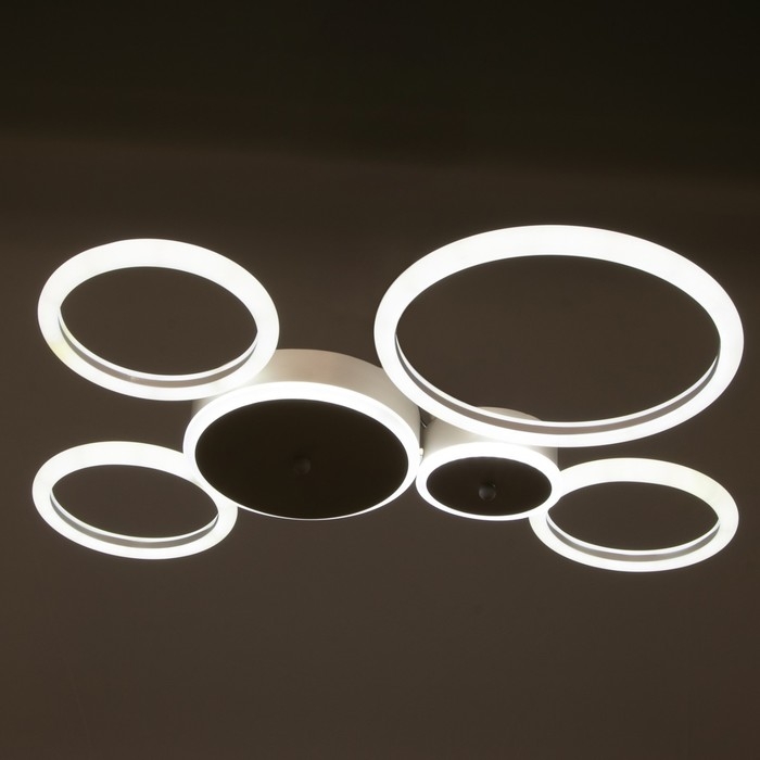 Люстра с ПДУ 2036/4 LED 126Вт белый 60х58х4,5 см BayerLux