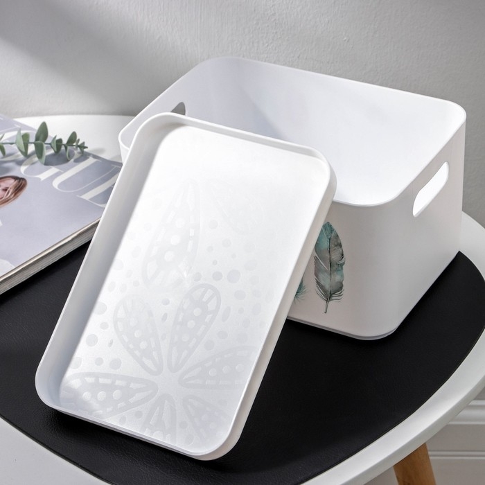 Набор органайзеров Serenity, цвет снежно-белый Набор органайзеров Serenity, цвет снежно-белый