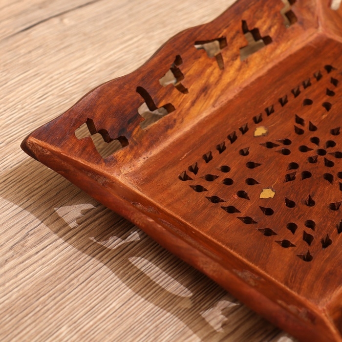 Поднос дерево Поднос дерево "Звезда" 24х19х3 см