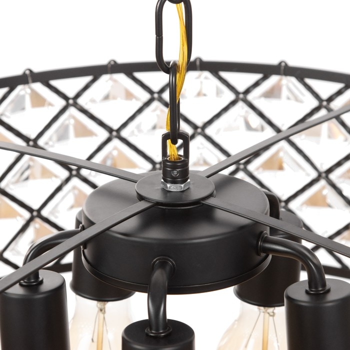 Люстра 91298/5 E14 40Вт черный 50х50х76 см Люстра 91298/5 E14 40Вт черный 50х50х76 см