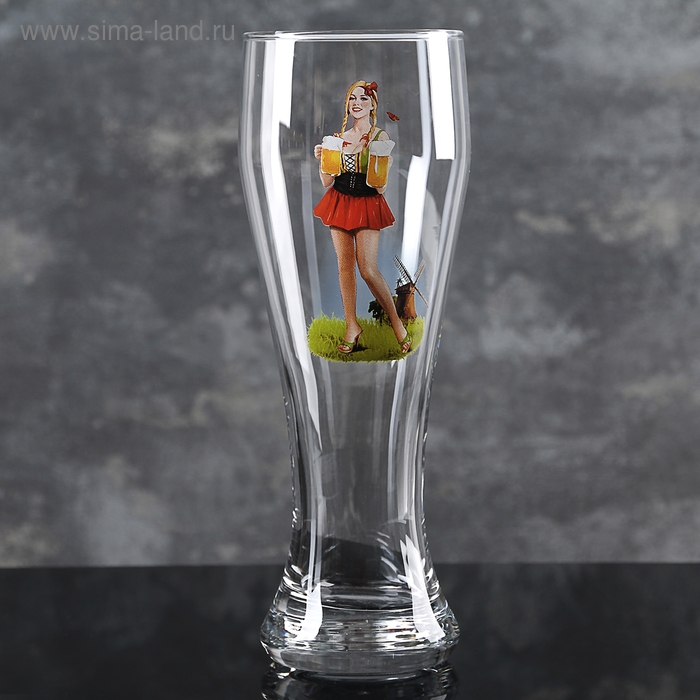 Стакан пивной Pin-up Beer, стеклянный, 500 мл, рисунок микс Стакан пивной Pin-up Beer, стеклянный, 500 мл, рисунок микс