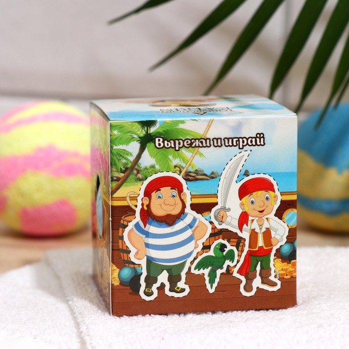 Бомбочка для ванн детская Laboratory Katrin с игрушкой для мальчиков, 135 г Бомбочка для ванн детская Laboratory Katrin с игрушкой для мальчиков, 135 г