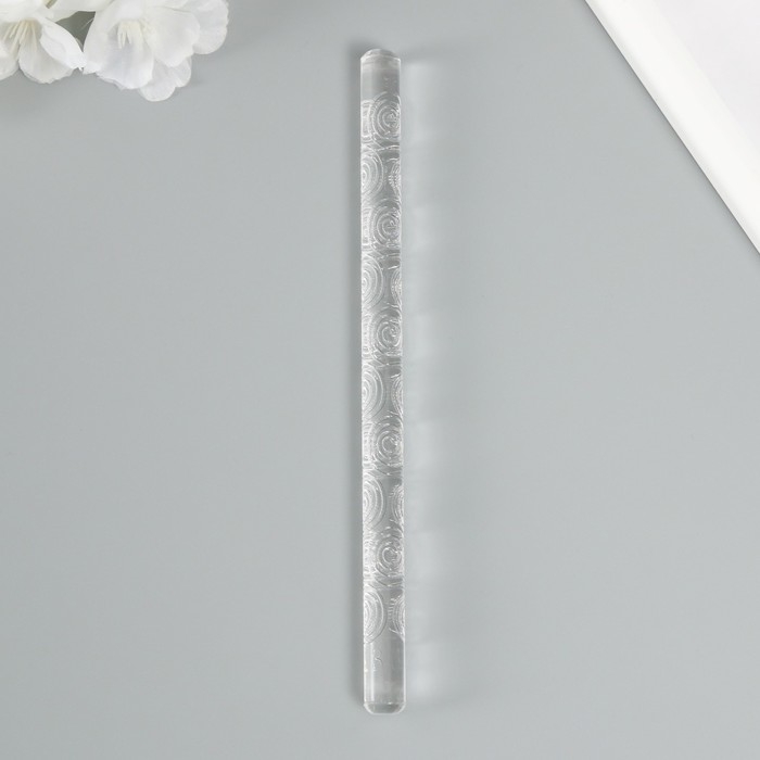 Скалка для творчества акрил  Скалка для творчества акрил "Спираль" 16х1 см