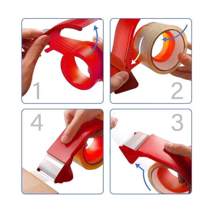 Диспенсер для скотча ТУНДРА, металлический корпус, 48 мм Диспенсер для скотча ТУНДРА, металлический корпус, 48 мм