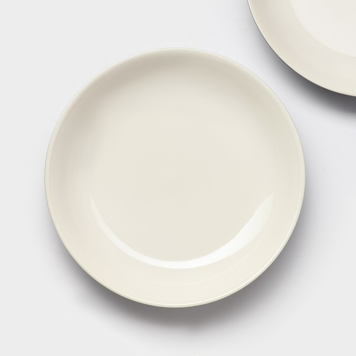 Набор тарелок керамических Magistro Matt black, 950 мл, 23,5×4 см, 2 шт Набор тарелок керамических Magistro Matt black, 950 мл, 23,5×4 см, 2 шт