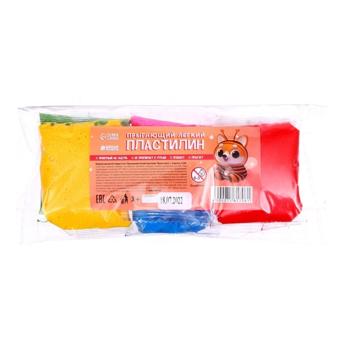 Набор «Воздушный пластилин», 6 цв Набор «Воздушный пластилин», 6 цв