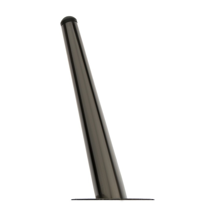 Опора мебельная CAPPIO OP07,h=200мм,толщ площ 1,8,  цвет глянцевый черный Опора мебельная CAPPIO OP07,h=200мм,толщ площ 1,8,  цвет глянцевый черный