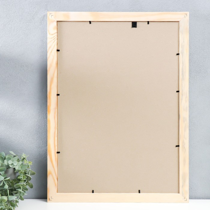 Фоторамка сосна с32 0033 35х50 см (пластиковый экран) Фоторамка сосна с32 0033 35х50 см (пластиковый экран)