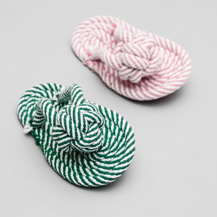 Игрушка канатная Игрушка канатная "Сланец", до 50 г, до 15 см, микс цветов