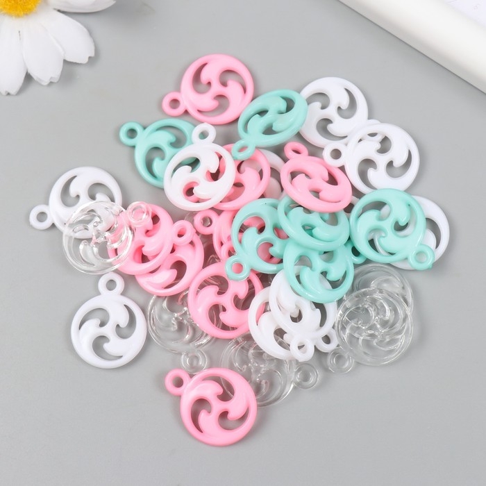 Декор для творчества пластик Декор для творчества пластик "Знак" набор 25 гр 0,3х2х3,6 см