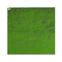 Мох искусственный, декоративный, полотно 1 × 1 м, зелёный на чёрном, Greengo