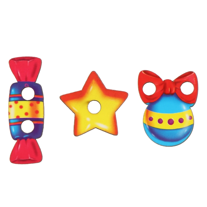 Новогодняя игрушка. Шнуровка фигурная «Новый год! Ёлочка» Новогодняя игрушка. Шнуровка фигурная «Новый год! Ёлочка»