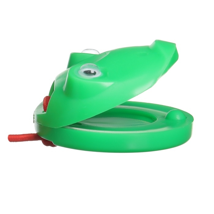 Набор погремушек «Лягушата: кастаньеты, перкуссионный маракас», 3 шт., цвет зеленый, Крошка Я