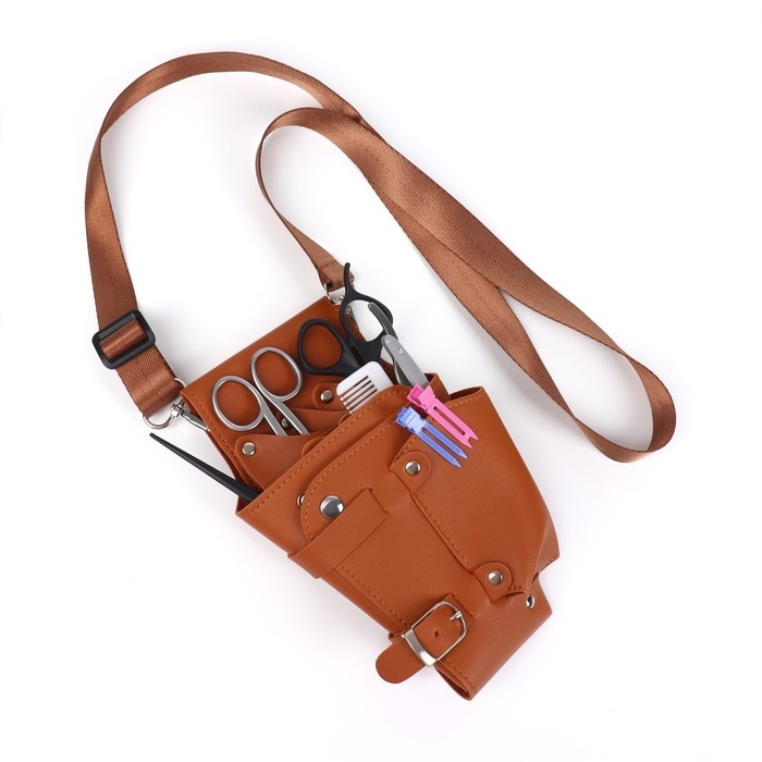 Сумка для мастера, 23 × 13,7 см, длина ремня 117 см, цвет МИКС Сумка для мастера, 23 × 13,7 см, длина ремня 117 см, цвет МИКС