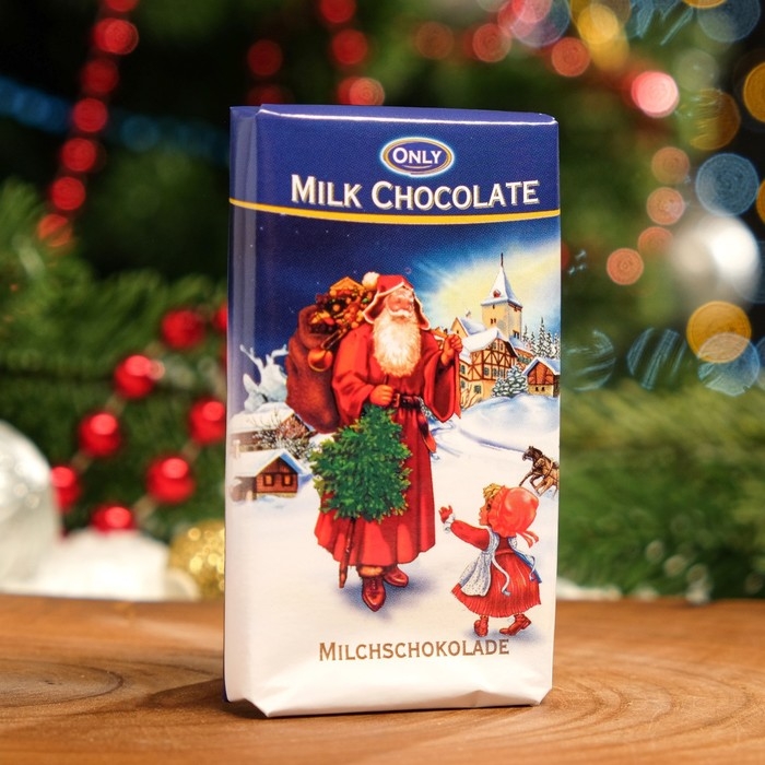 Шоколад молочный новогодний, 75 г 5х15 г Шоколад молочный новогодний, 75 г 5х15 г