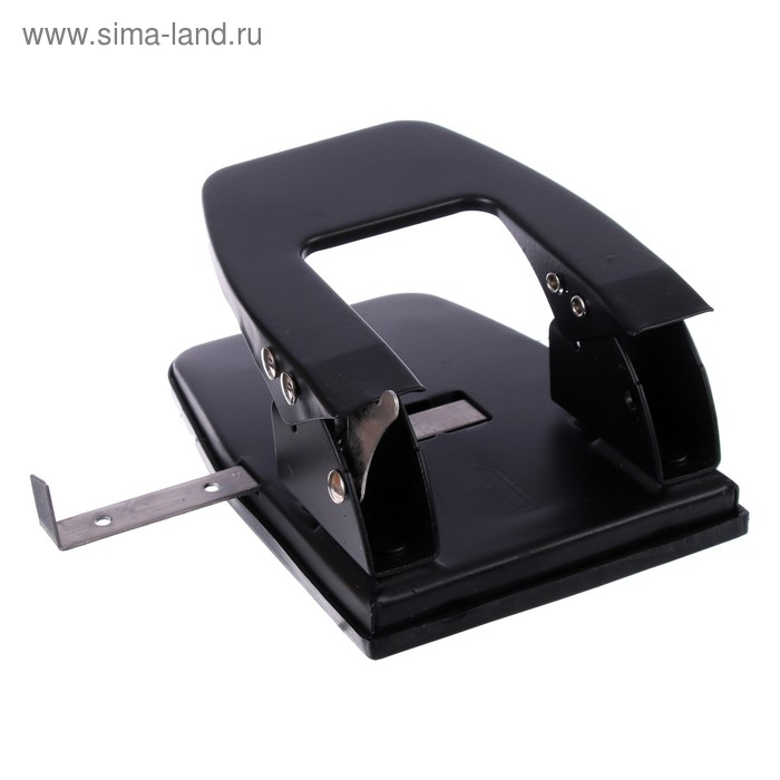 Дырокол металлический 30 листов, deVENTE, форматная линейка, чёрный Дырокол металлический 30 листов, deVENTE, форматная линейка, чёрный