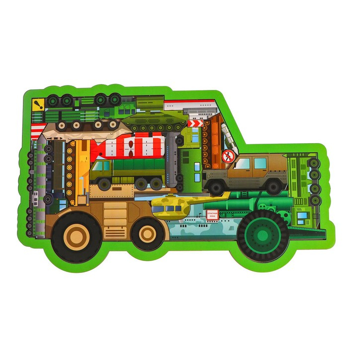 Головоломка «Военный транспорт» Головоломка «Военный транспорт»