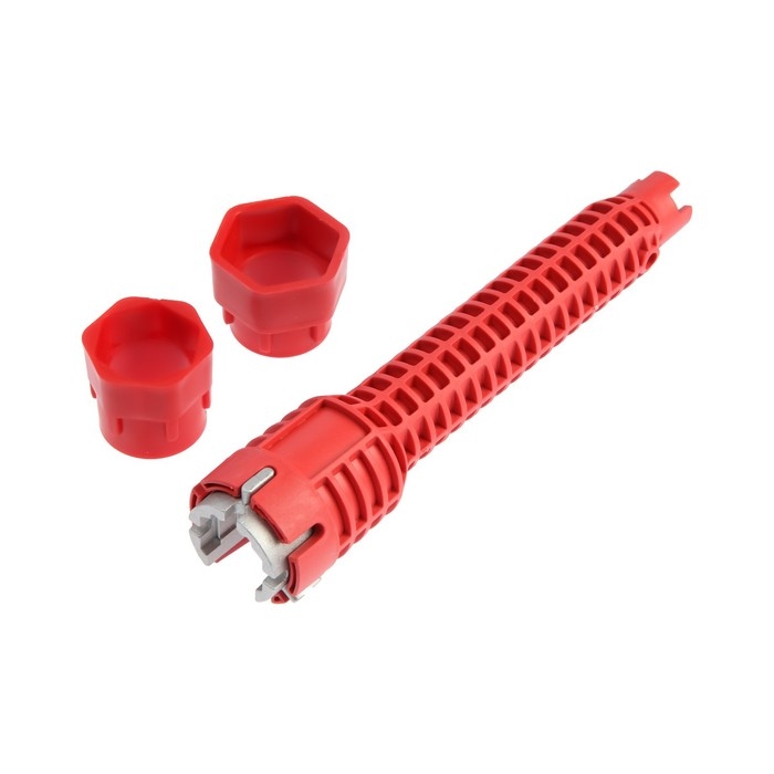 Ключ сантехнический 8 в 1 ТУНДРА, вставки 21-40 мм, корпус 28 и 52 мм, экстрактор, 250 мм Ключ сантехнический 8 в 1 ТУНДРА, вставки 21-40 мм, корпус 28 и 52 мм, экстрактор, 250 мм