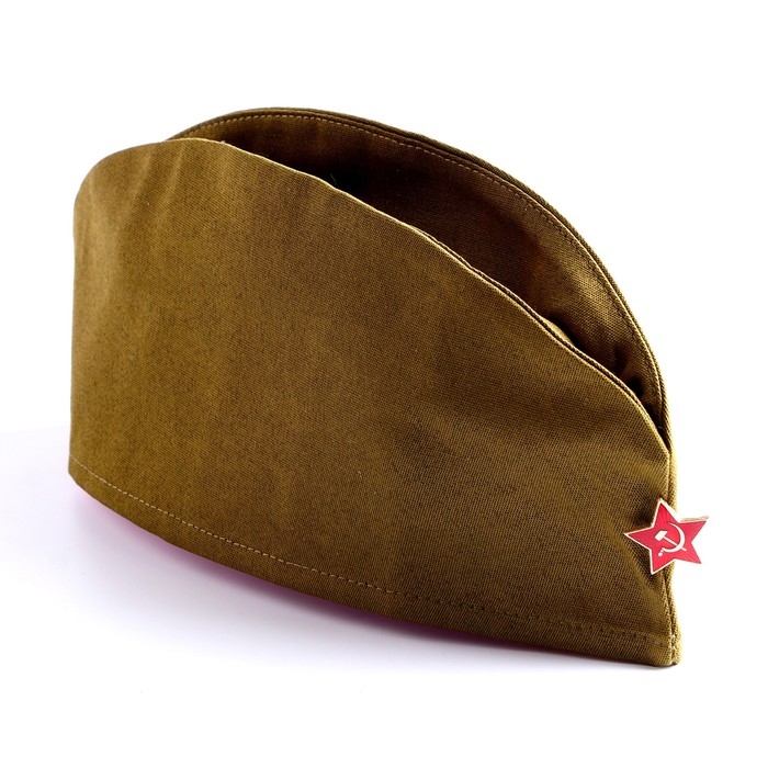 Пилотка военного для взрослых, простая, набор 5 шт. Пилотка военного для взрослых, простая, набор 5 шт.