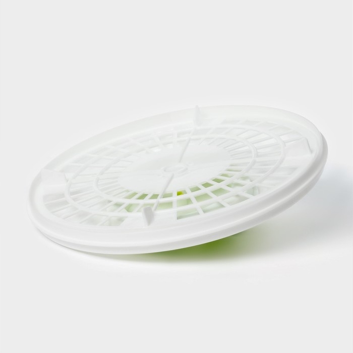 Центрифуга для сушки зелени  Центрифуга для сушки зелени "Оазис" 3,2 л, пластик, цвет бело-зеленый