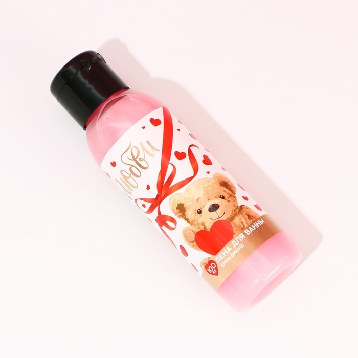 Пена для ванны «Любви», 100 мл, аромат крема-брюле, ЧИСТОЕ СЧАСТЬЕ Пена для ванны «Любви», 100 мл, аромат крема-брюле, ЧИСТОЕ СЧАСТЬЕ