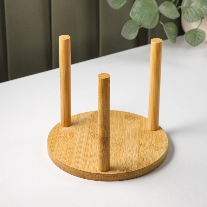 Набор стеклянных салатников на подставке &laquo;Вирго&raquo;, 330 мл, d=12,5 см, 6 шт