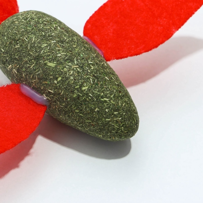 Игрушка для кошек «Птичка» из кошачьей мяты, 8 х 2.5 см Игрушка для кошек «Птичка» из кошачьей мяты, 8 х 2.5 см