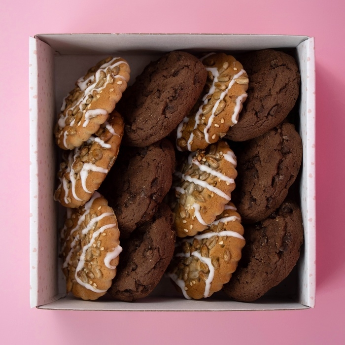 Коробка самосборная, крышка-дно, с окном, Коробка самосборная, крышка-дно, с окном,"Безмятежность" 14,5 х 14,5 х 6 см