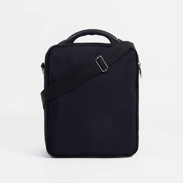 Сумка мужская «ЗФТС», цвет чёрный Сумка мужская «ЗФТС», цвет чёрный